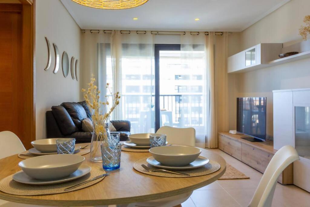 Alboraya Apartamento Con Vista Al Mar Y Piscina Valencia Ngoại thất bức ảnh