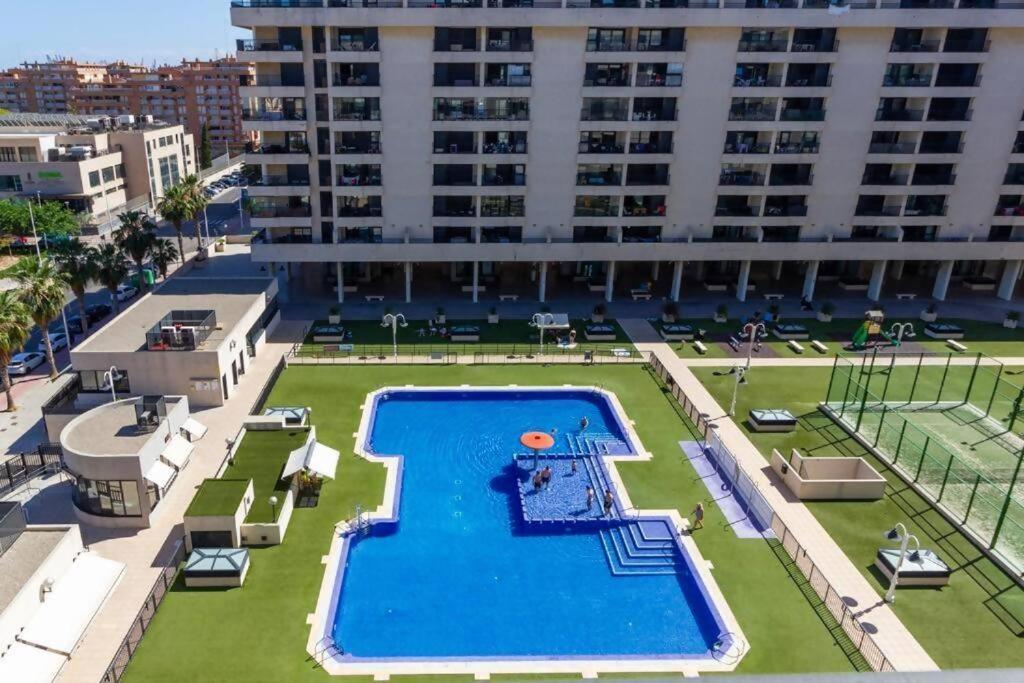 Alboraya Apartamento Con Vista Al Mar Y Piscina Valencia Ngoại thất bức ảnh