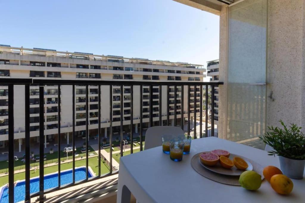 Alboraya Apartamento Con Vista Al Mar Y Piscina Valencia Ngoại thất bức ảnh